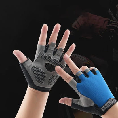 Gym Gloves Fitness Training Fingerless Men Women Bodybuilding Exercise Sports Gloves for Cycling Bicycle Anti Slip Breathable