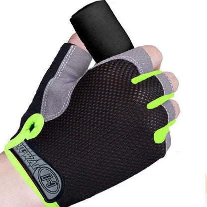 Gym Gloves Fitness Training Fingerless Men Women Bodybuilding Exercise Sports Gloves for Cycling Bicycle Anti Slip Breathable