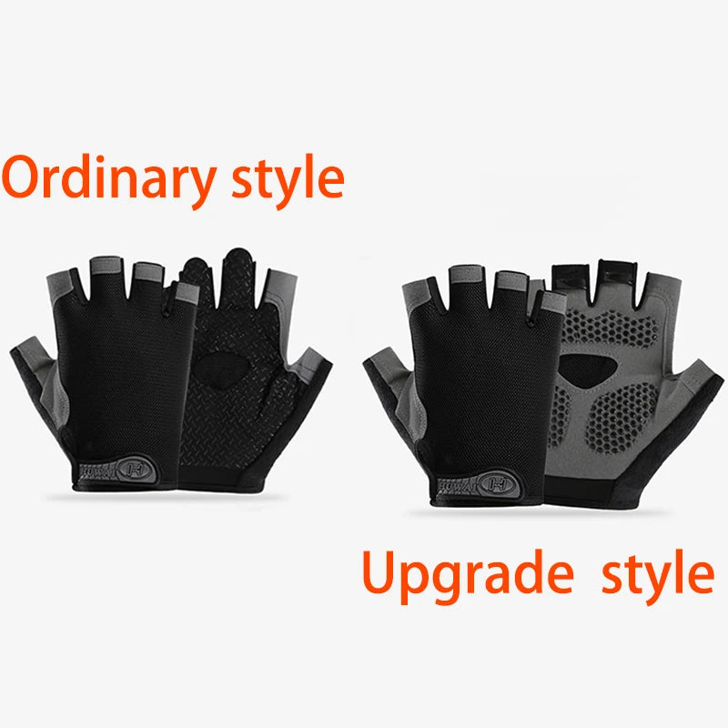 Gym Gloves Fitness Training Fingerless Men Women Bodybuilding Exercise Sports Gloves for Cycling Bicycle Anti Slip Breathable